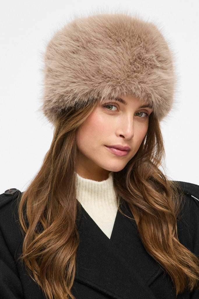 Vimolly Pillbox hat - Natural Melange